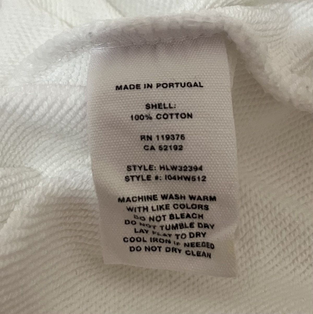 Helmut Lang *FINAL DROP* Helmut lang logo white hoodie Size US M / EU 48-50 / 2 - 4 Thumbnail