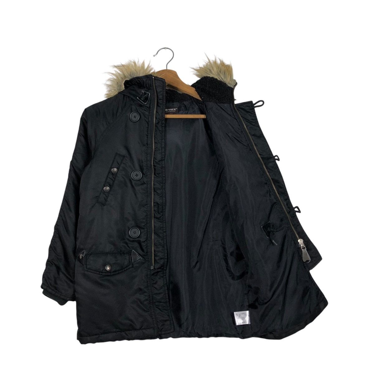 Avirex × Vintage 📌Vintage Parka Jacket Avirex Usa For Kids 140 Size on Tag Size US M / EU 48-50 / 2 - 13 Thumbnail