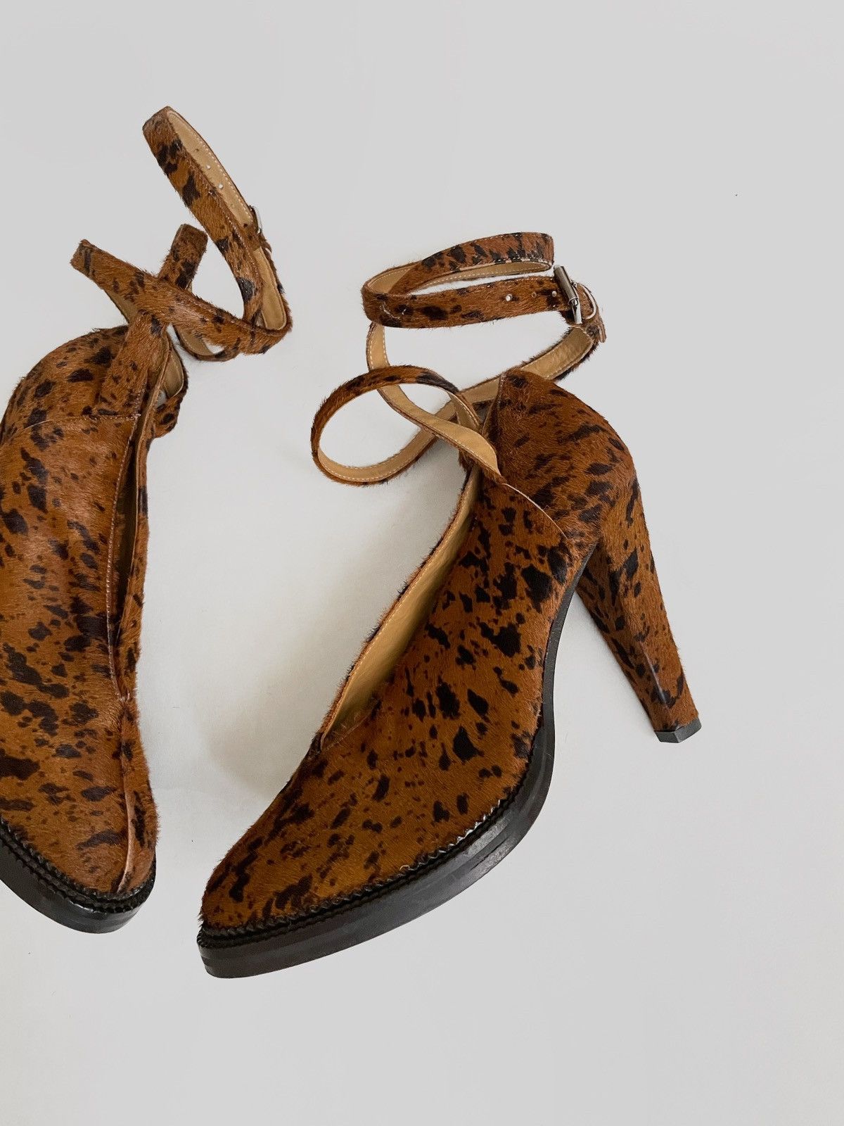 Damir Doma × Designer Archive Damir Doma fur/leather heels shoes Size US 10 / IT 40 - 3 Thumbnail