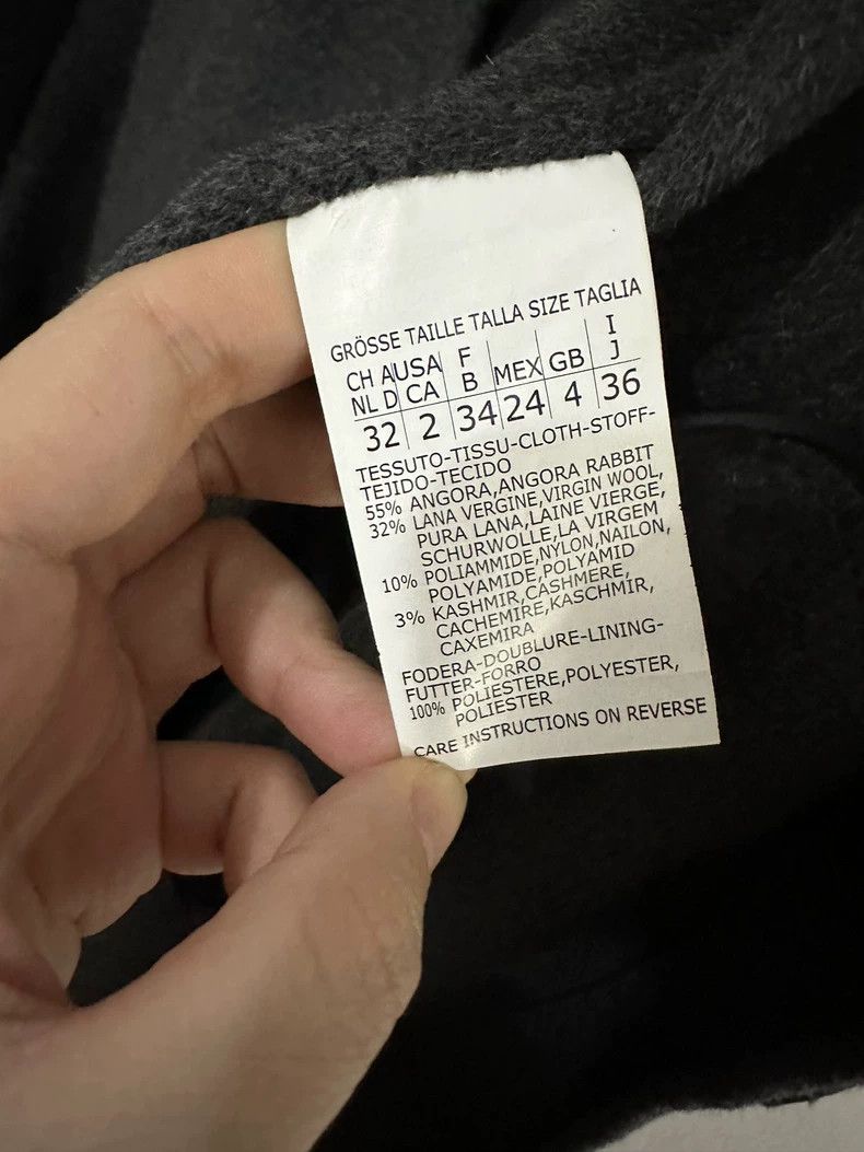 Max Mara Max Mara Studio black and grey hand-sewn coat Size S / US 4 / IT 40 - 7 Thumbnail