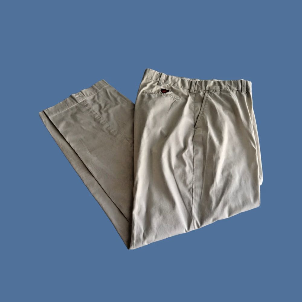 Polo Ralph Lauren Polo Golf Ralph Lauren Pants Mens 35/32 Khaki Chino's Flat Front Cotton Blend Classic Straight Logo Preppy Size US S / EU 44-46 / 1 - 1 Thumbnail