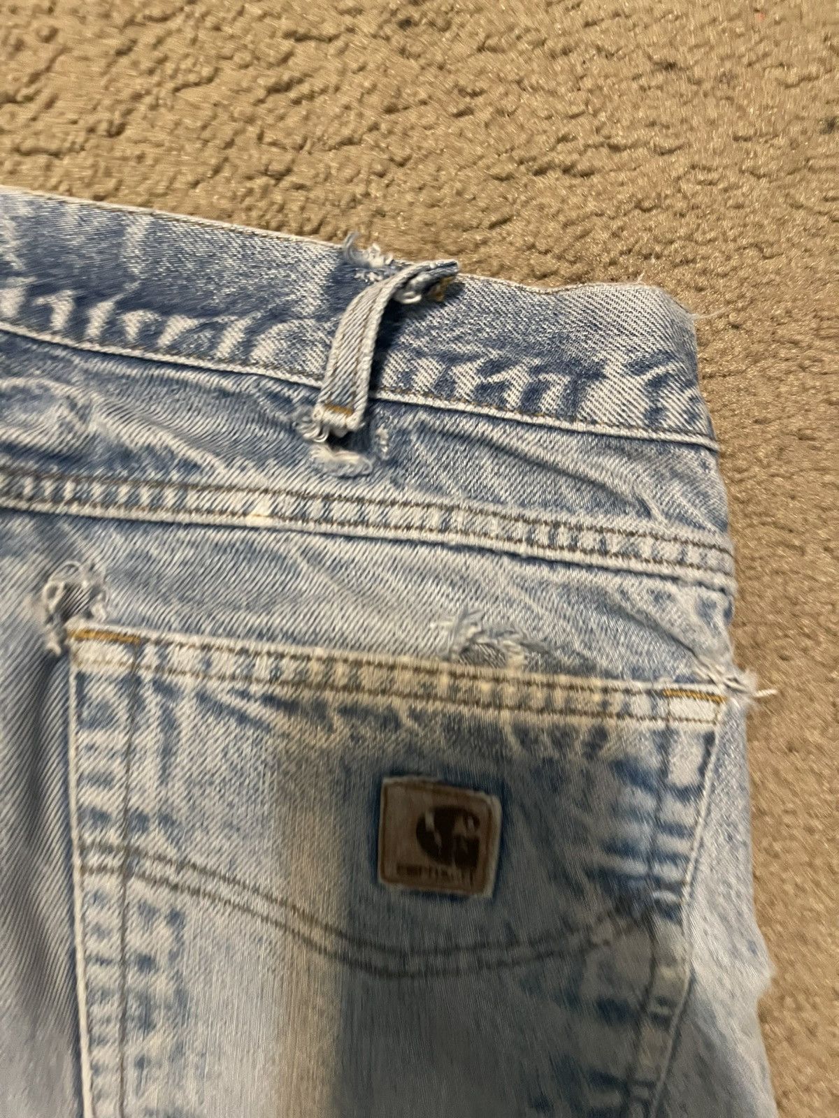 Carhartt Distressed straight fit jeans carhartt Size US 32 / EU 48 - 11 Thumbnail