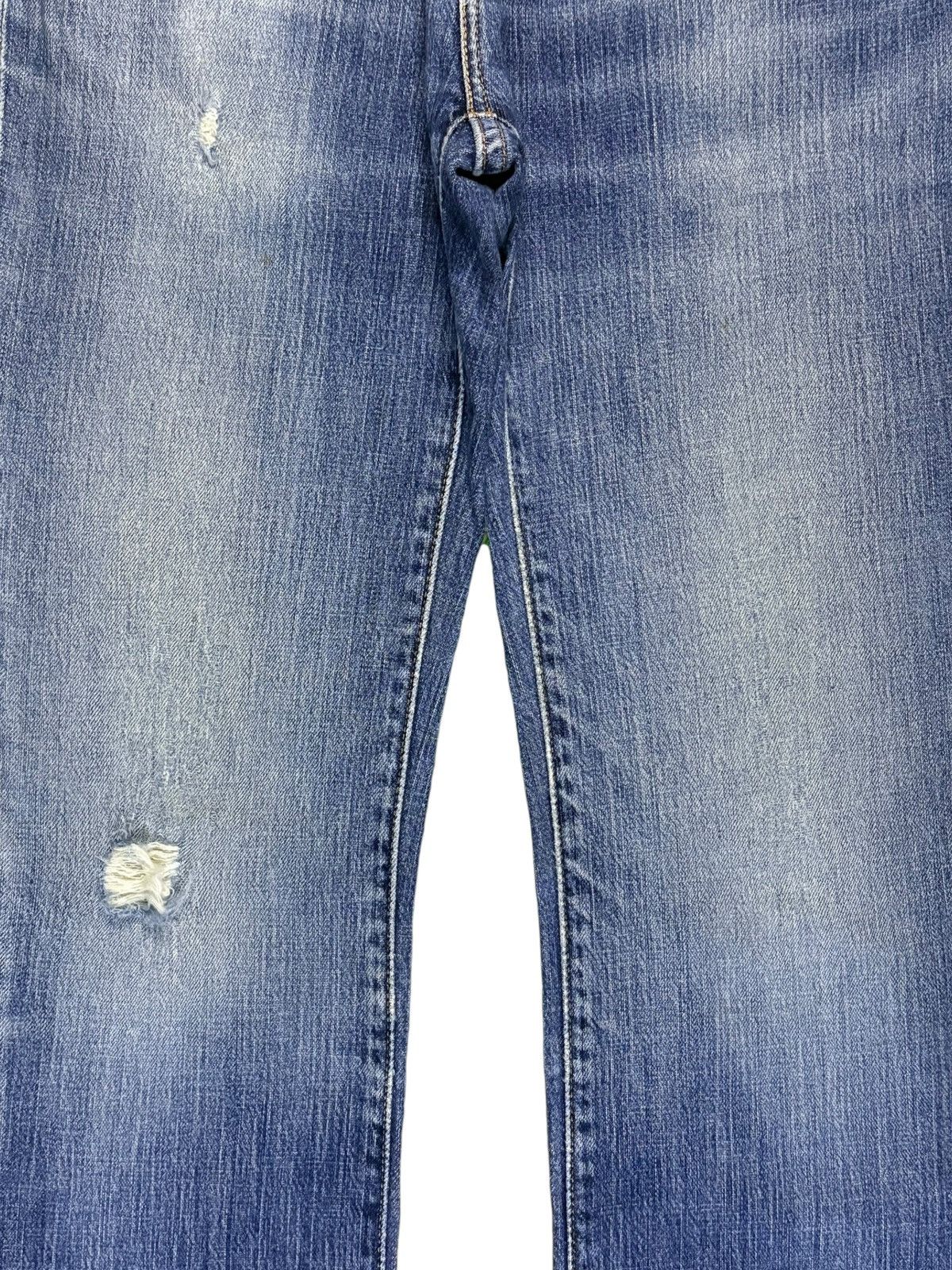 Levi's × Levi's Vintage Clothing Vintage 90s Levis 517 Faded Wash Distressed Flare Jeans Size US 30 / EU 46 - 5 Thumbnail