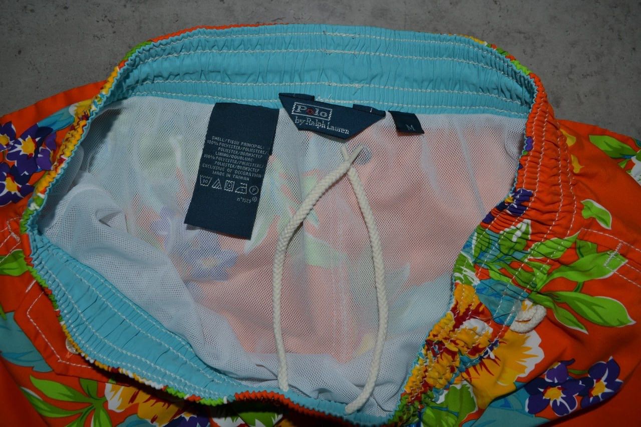 Polo Ralph Lauren Polo Ralph Lauren Mens Hawaiian Floral Swim Trunks Shorts Size US 32 / EU 48 - 6 Thumbnail