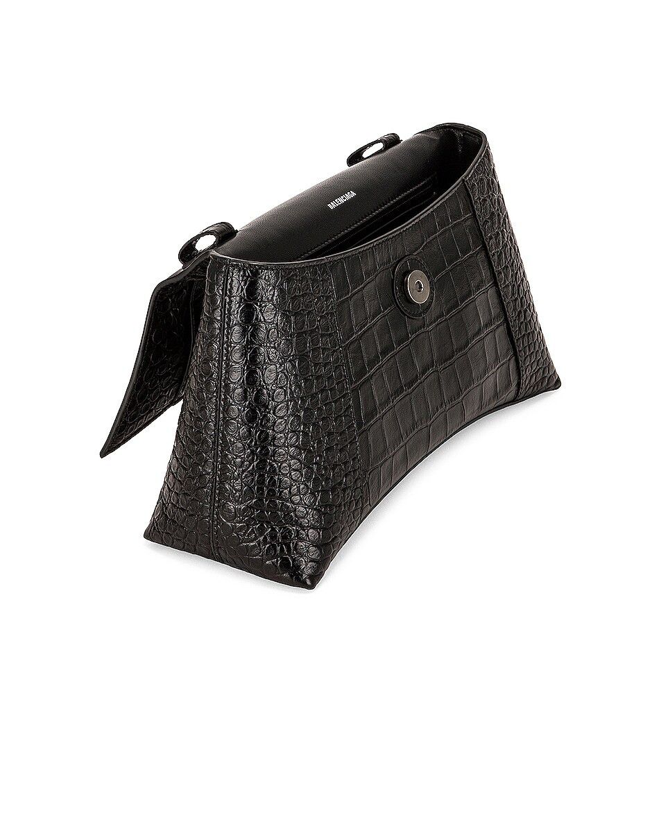 Balenciaga o1mt1gz1124 Size: OS / Downtown Small Shoulder Bag in Black Size ONE SIZE - 4 Thumbnail