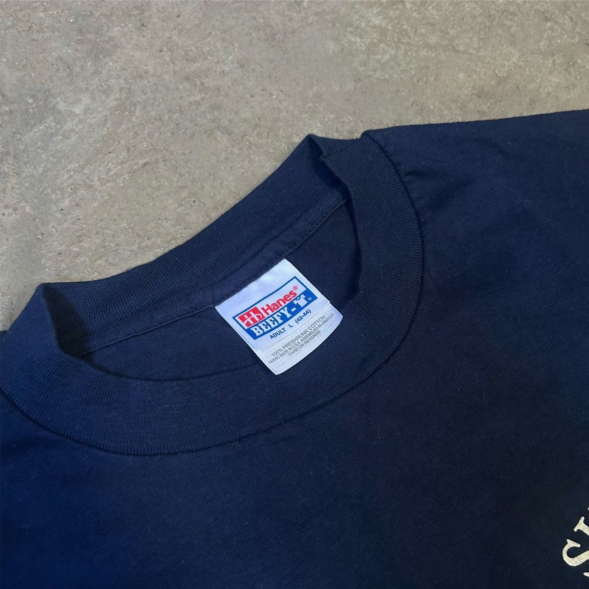Hanes × Vintage 1996 HANES Siroco Vintage T-Shirt Size US L / EU 52-54 / 3 - 3 Thumbnail