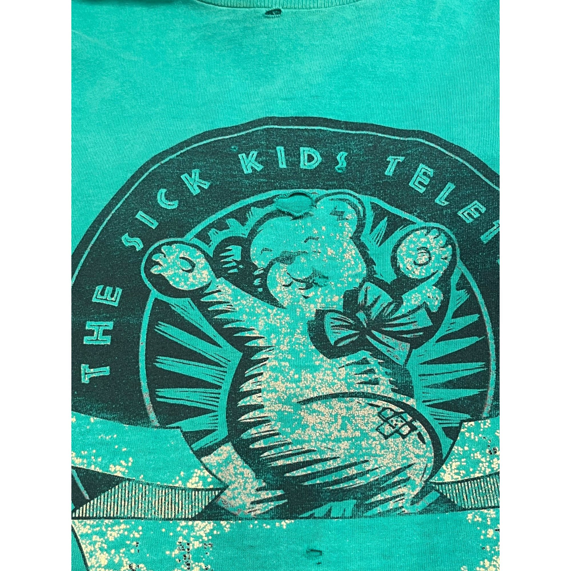 Other L | Vintage Sick Kids Telethon Teddy Green T Size US L / EU 52-54 / 3 - 4 Thumbnail