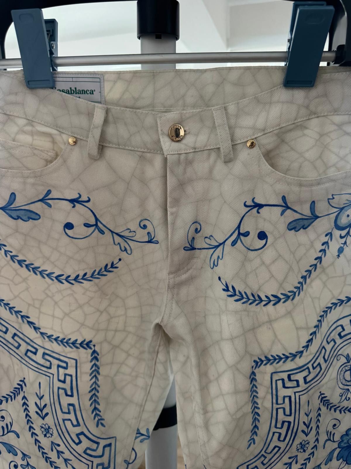 Casablanca Casablanca Porcelain / "Ming" Print Birdie Jeans Size US 30 / EU 46 - 2 Thumbnail