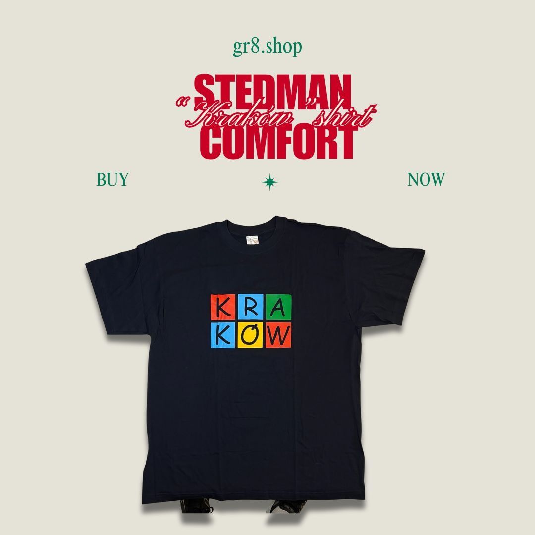 Other Stedman XXL T-Shirt "Krakow" Graphic Print Black 100% Cotton Size US XXL / EU 58 / 5 - 1 Thumbnail