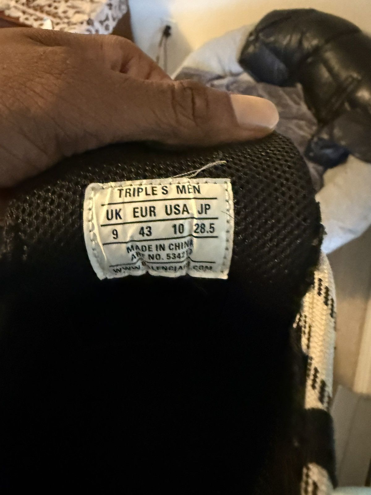 Balenciaga Balenciaga triple s black size 43 fits a 10/10.5 Size US 10.5 / EU 43-44 - 10 Thumbnail
