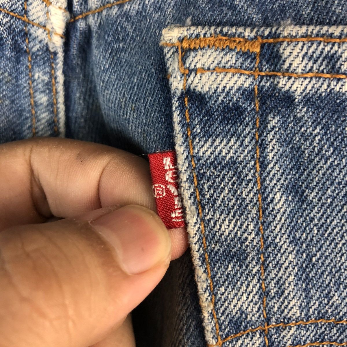 80' Levis vintage Blue Denim jeans Pants #A2612
