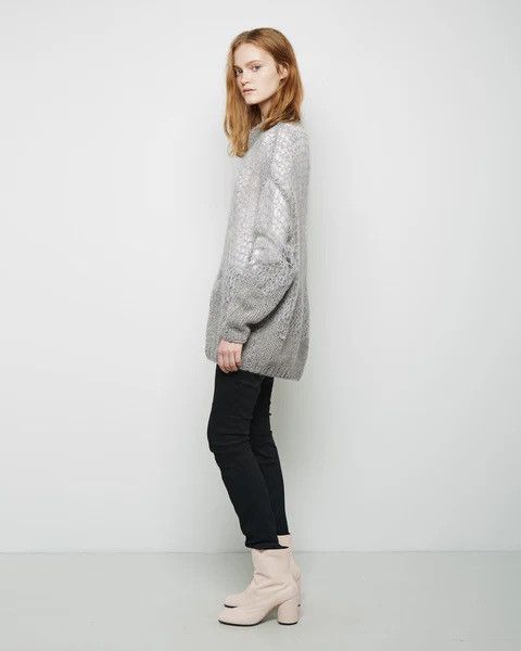 Maison Margiela MAISON MARGIELA WEB KNIT PUNK WOOL MOHAIR SWEATER JUMPER Size M / US 6-8 / IT 42-44 - 15 Thumbnail
