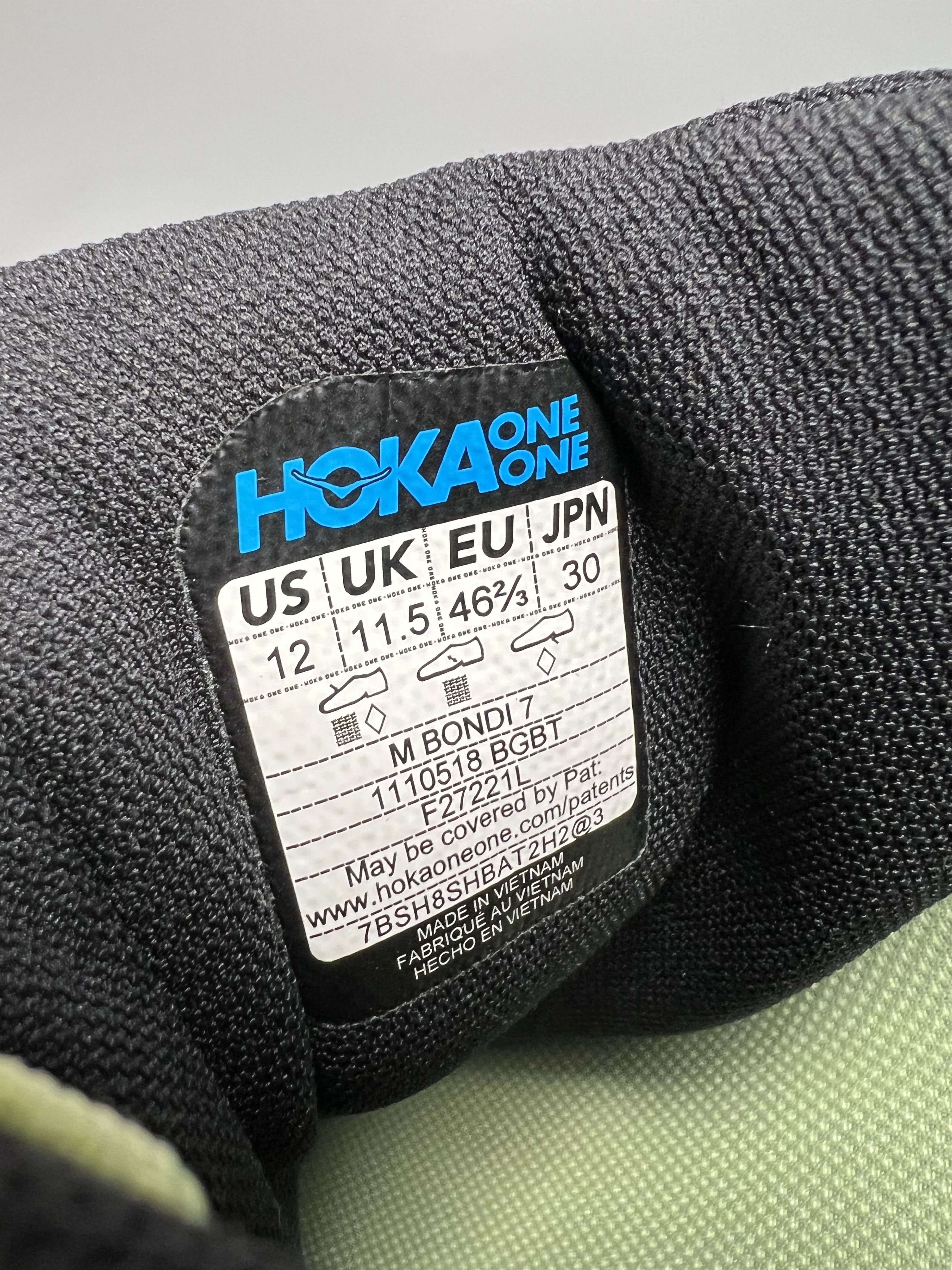 Hoka Hoka One One Bondi 7 Men's Running Shoes Walking Gym Size US 12 / EU 45 - 11 Thumbnail