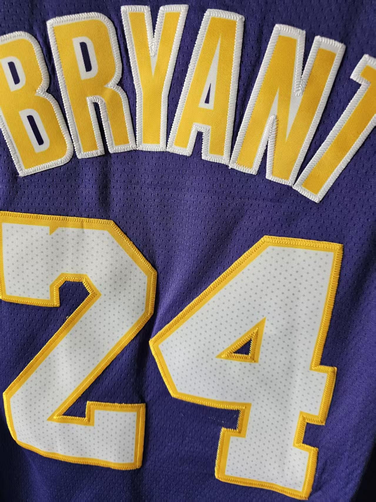 NBA Lakers #24 Kobe Bryant Jersey Purple Size US XL / EU 56 / 4 - 5 Thumbnail