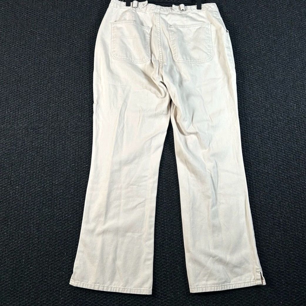 Vintage Xhileration 100% Cotton White Wide Stretch Carpenter Pants Women Size 13 White Womens Carpenter Pants XS? Size 34" / US 12 / IT 48 - 4 Thumbnail