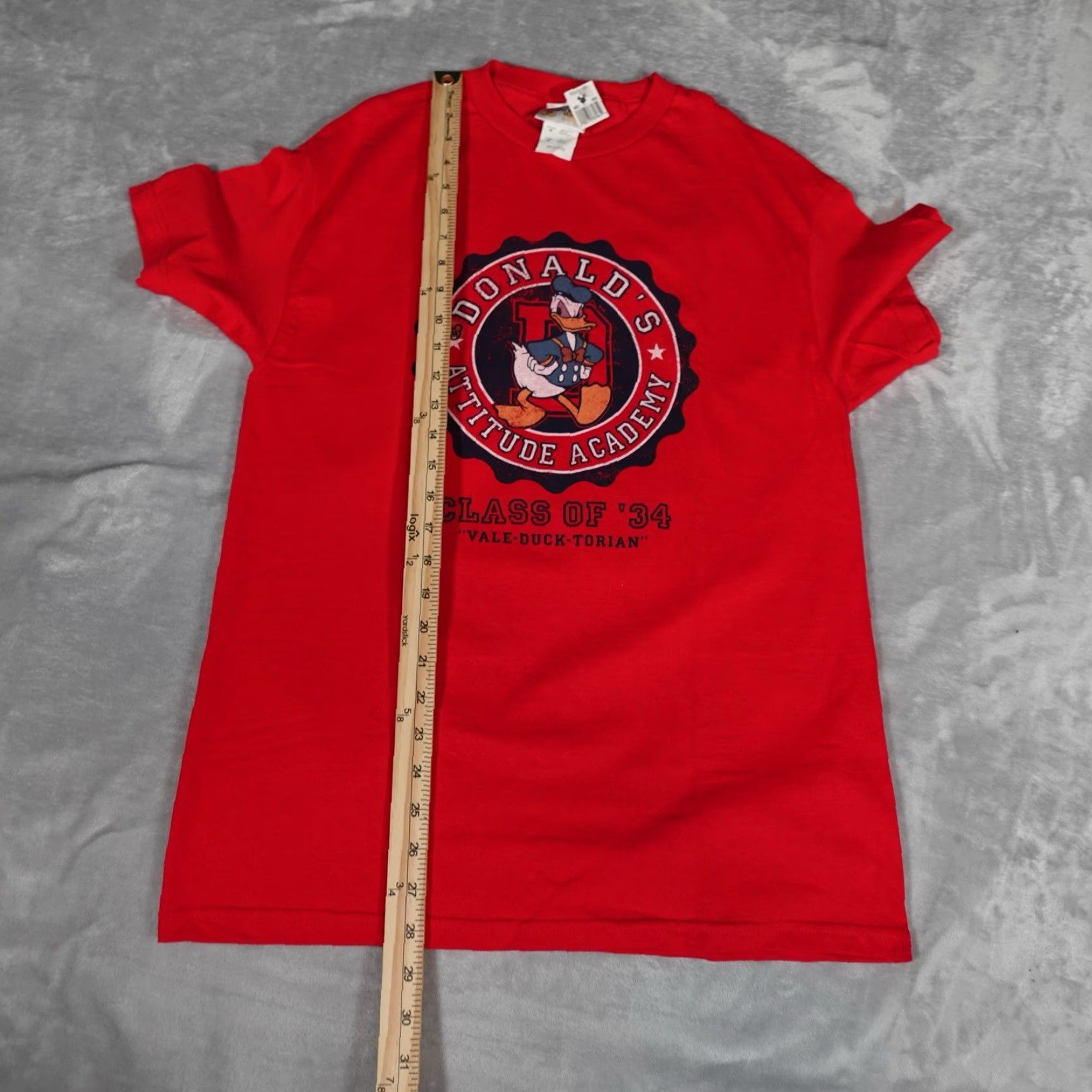 Disney VINTAGE Disney Donald Duck T-Shirt Men M Graphic Print Slim Fit Red 2000s Cartoon Size US M / EU 48-50 / 2 - 6 Thumbnail