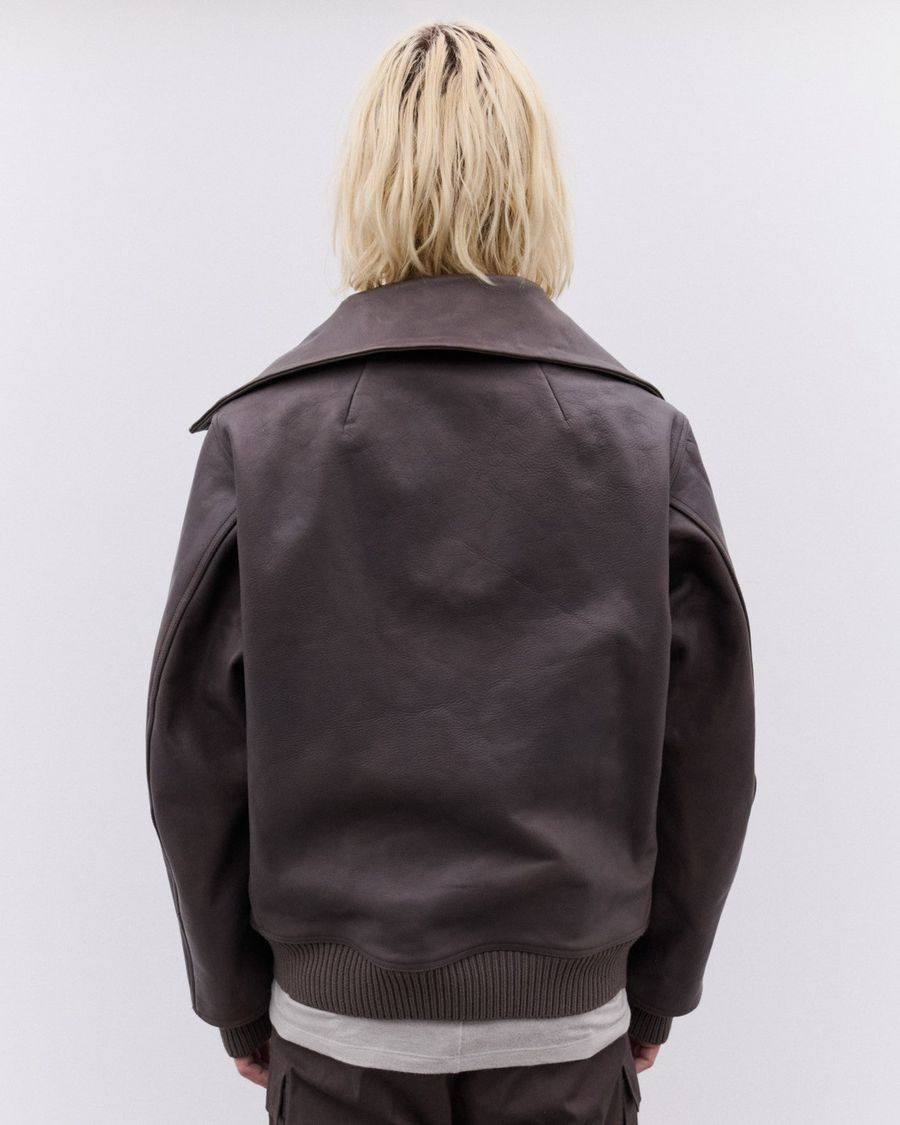 Rick Owens Leather Jacket Size US M / EU 48-50 / 2 - 2 Thumbnail