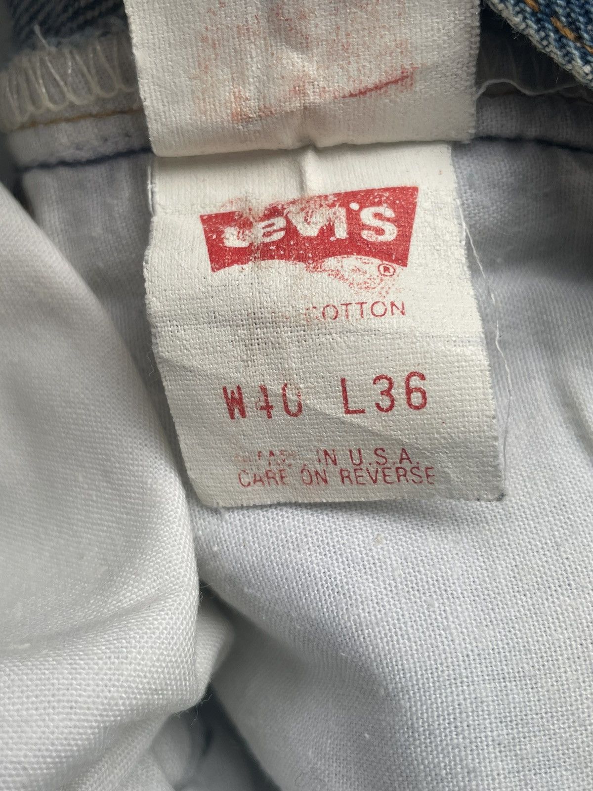 Levi's Vintage 1994 Levis 501 e Faded Denim Size US 39 - 17 Thumbnail