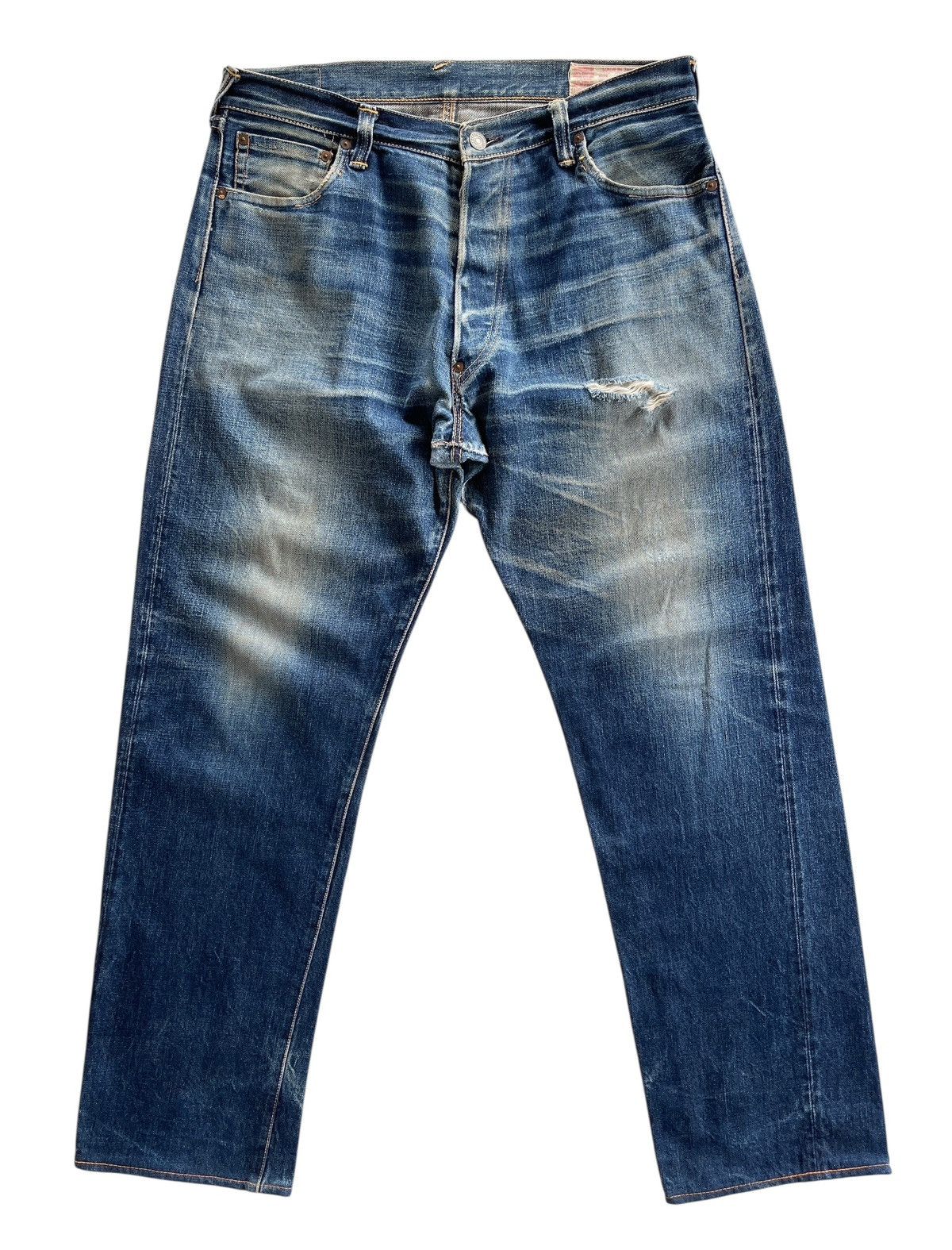 Evisu Evisu Daicock Distressed Selvedge Denim Size US 34 / EU 50 - 3 Thumbnail