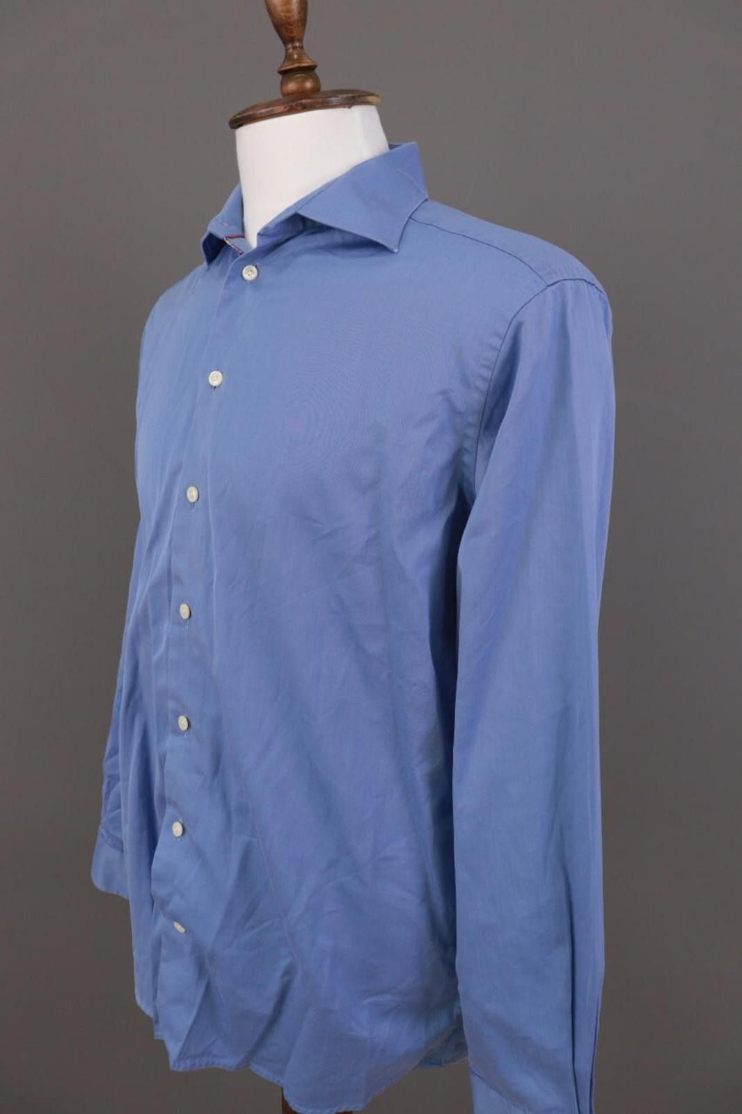 Eton Eton Contemporary Blue Button Down Shirt Size 41 / 16 Size US M / EU 48-50 / 2 - 5 Thumbnail