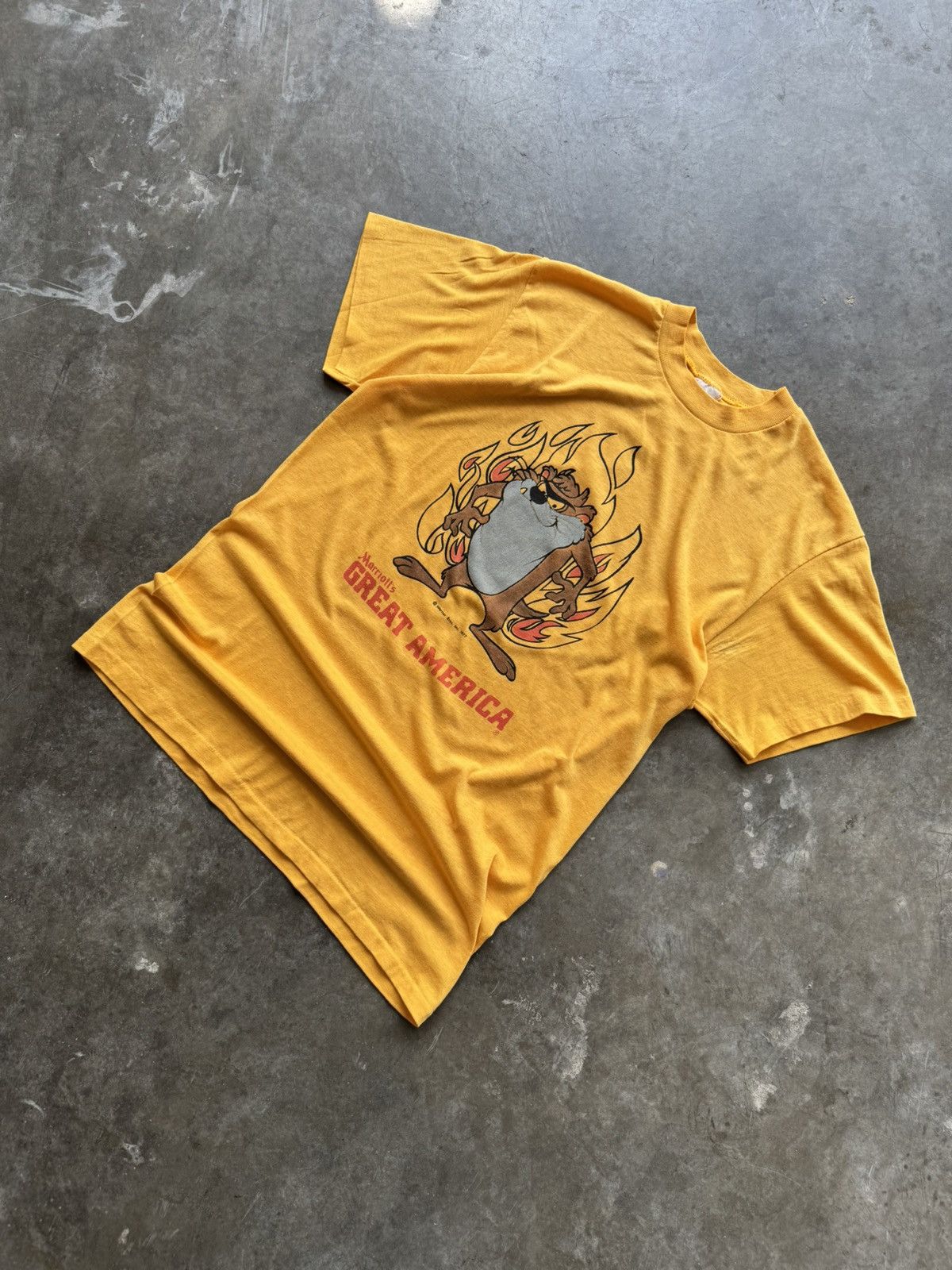 Vintage × Warner Bros Vintage 70’s Tasmanian Devil Graphic Tee Warner Bros Graphic Size US L / EU 52-54 / 3 - 1 Thumbnail