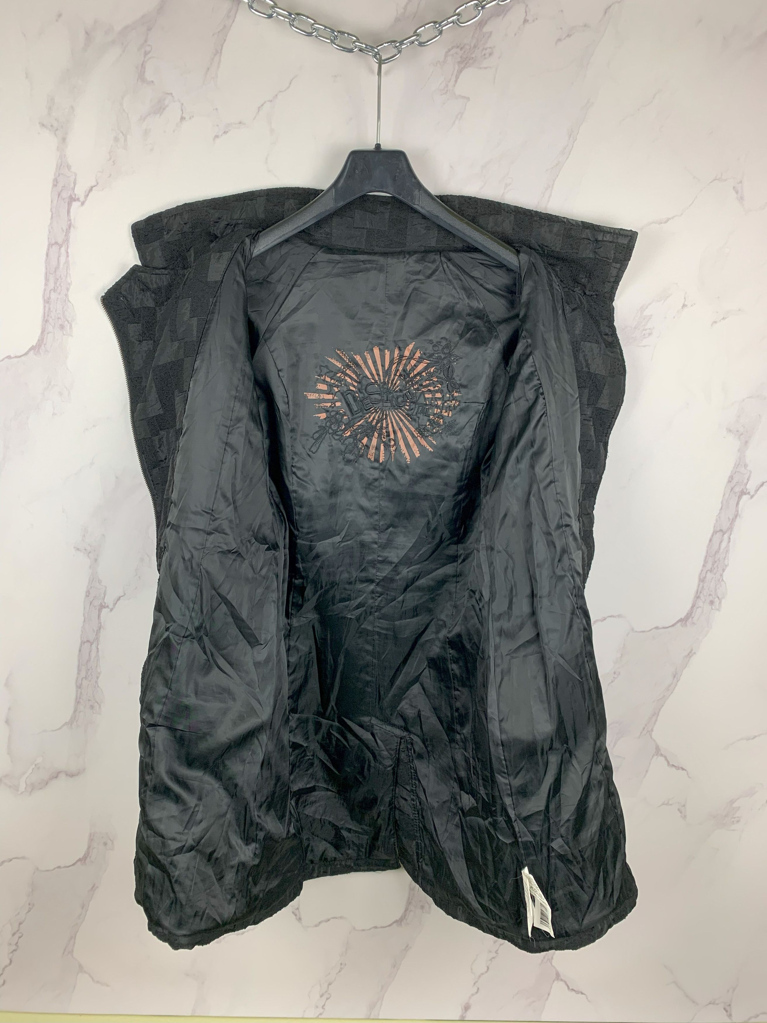 Desigual Desigual Black Zip Coat Jacket Size 40 Size M / US 6-8 / IT 42-44 - 11 Thumbnail