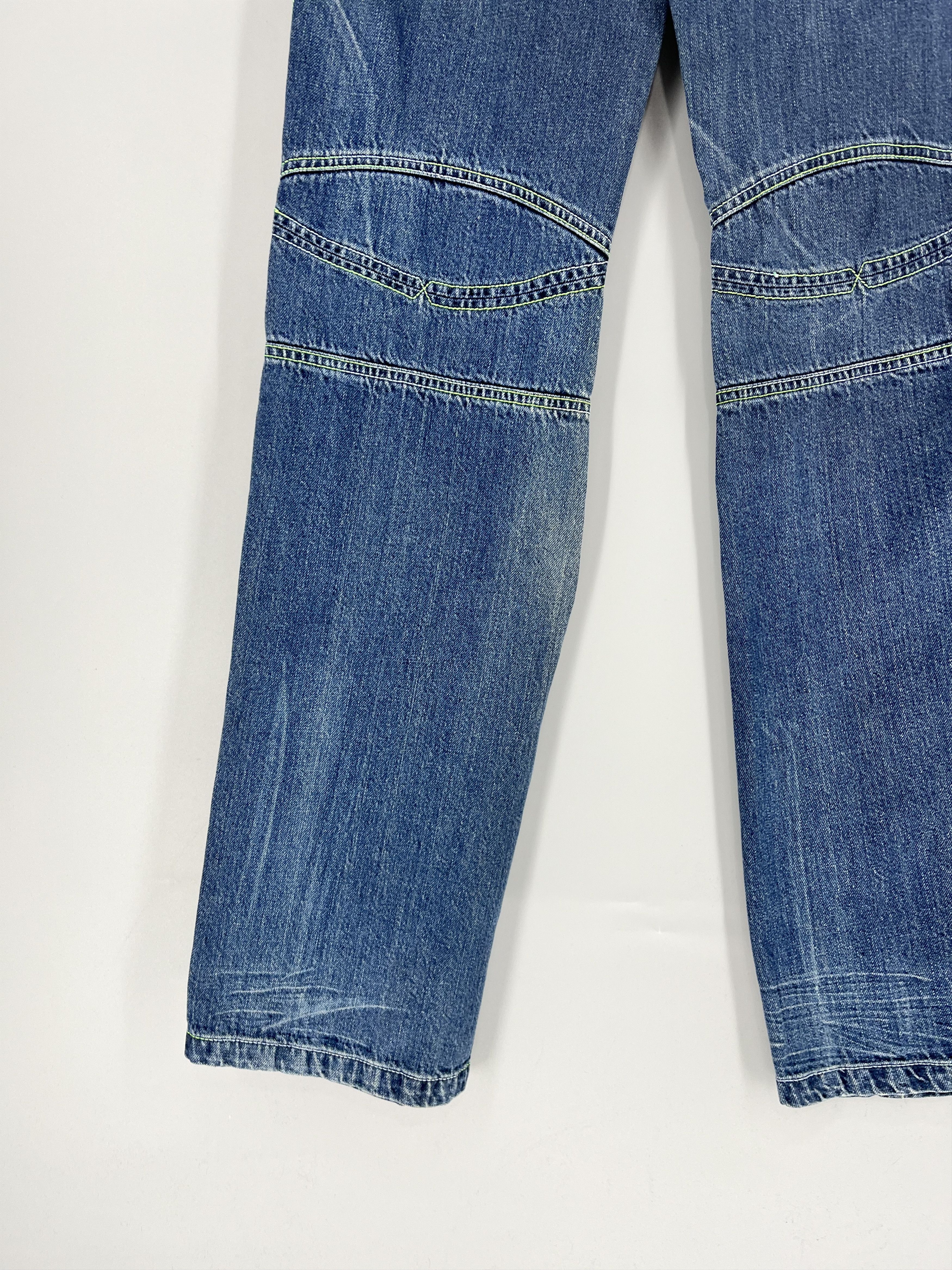 Versace Vintage VERSACE JEANS COUTURE Line Low-Rise Y2k Denim Pants Size 26" / US 2 / IT 38 - 9 Thumbnail
