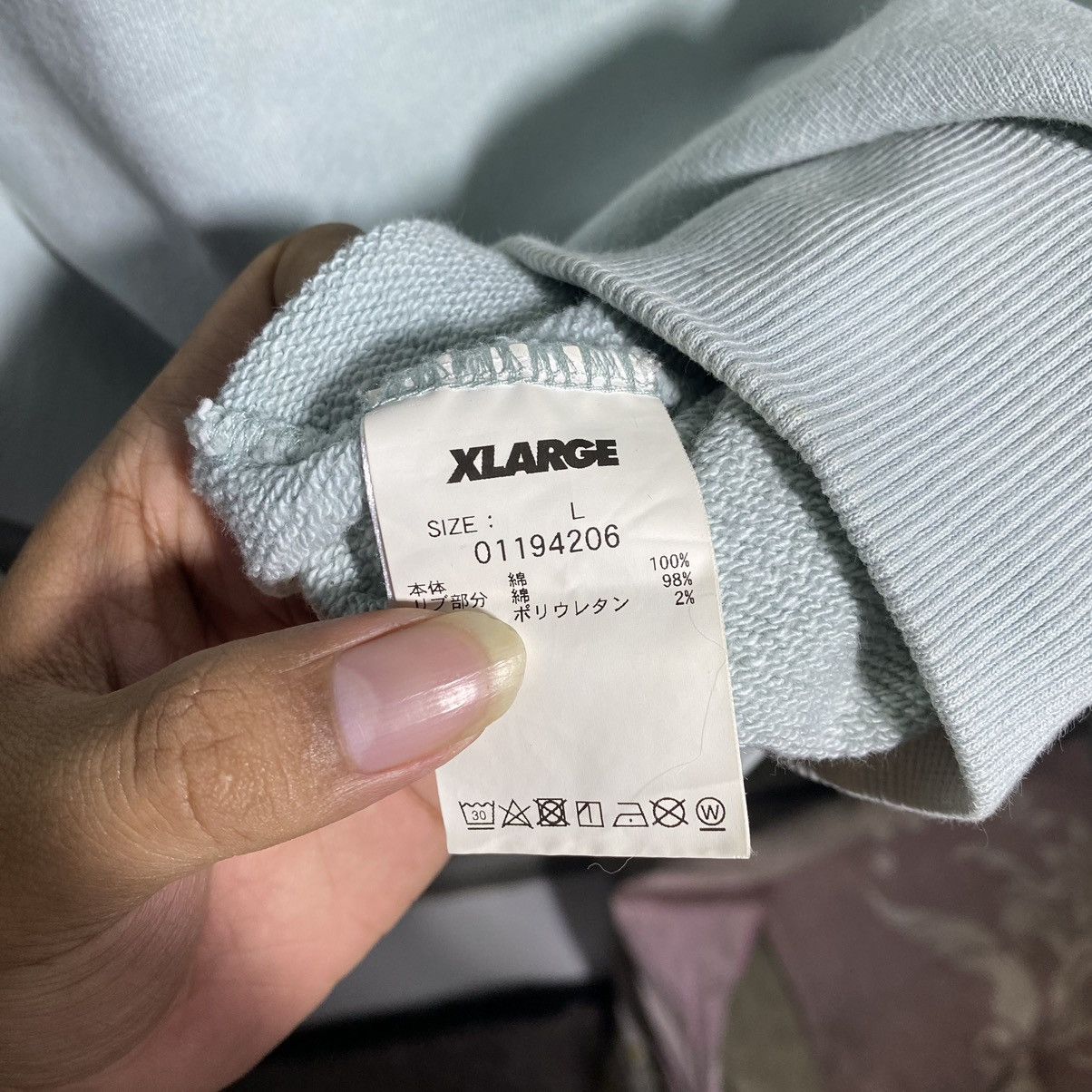 Xlarge X-Large Skullbones Logo Sweatershirt Size US L / EU 52-54 / 3 - 7 Thumbnail