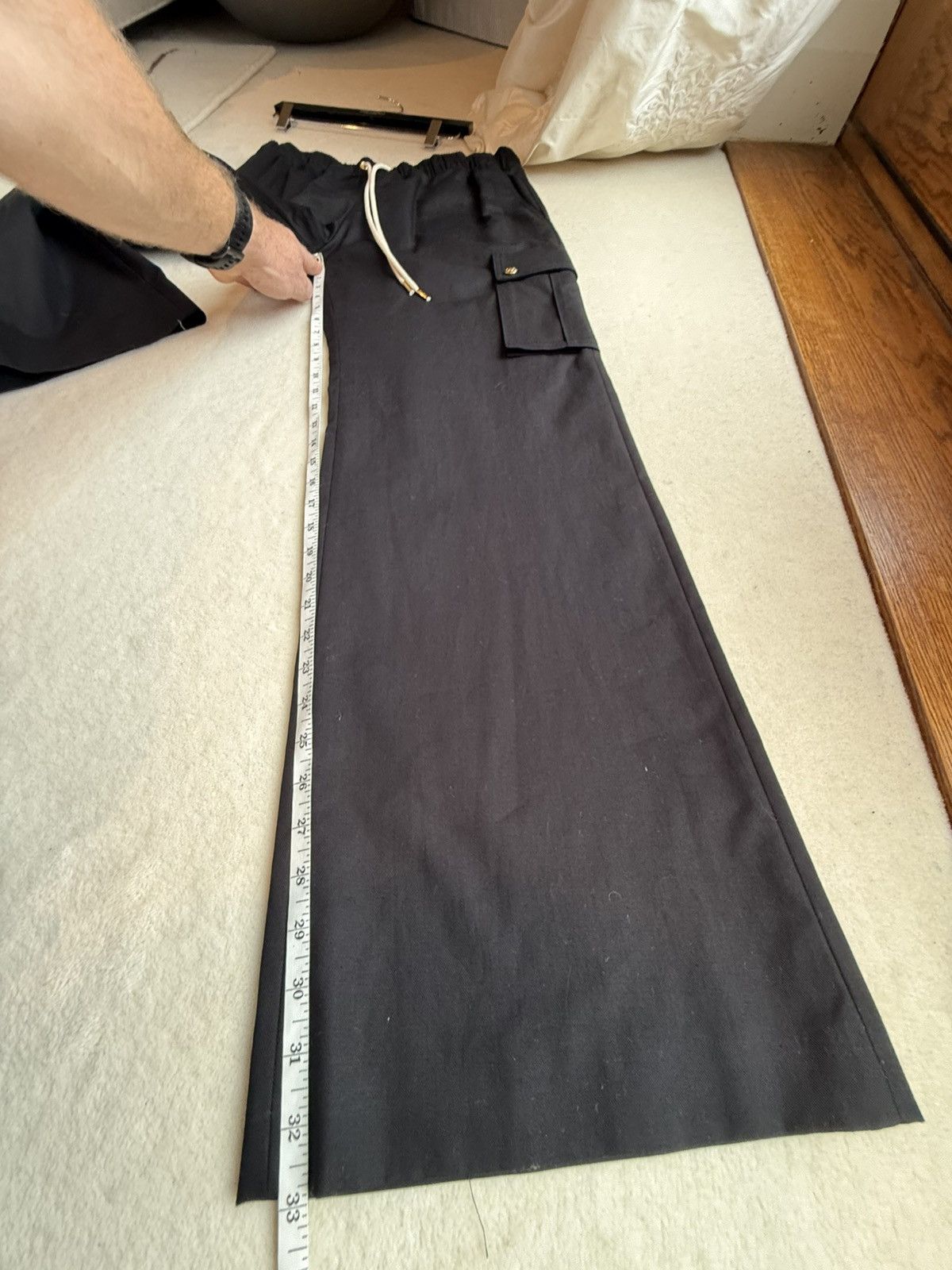 Celine SS24 Celine black cargo trousers pants Hedi Slimane 48 50 Size US 32 / EU 48 - 8 Thumbnail