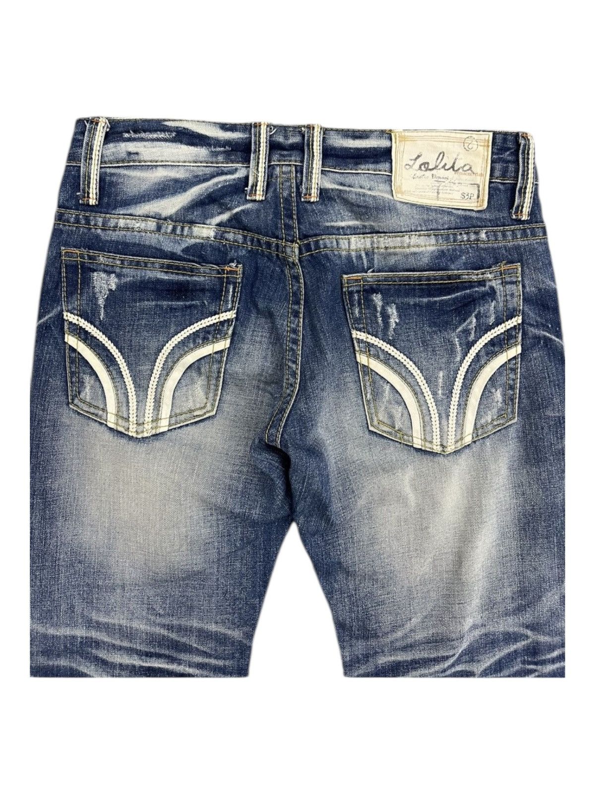 Lolita Jeans by Concert Club Y2K Distressed Flared Denim