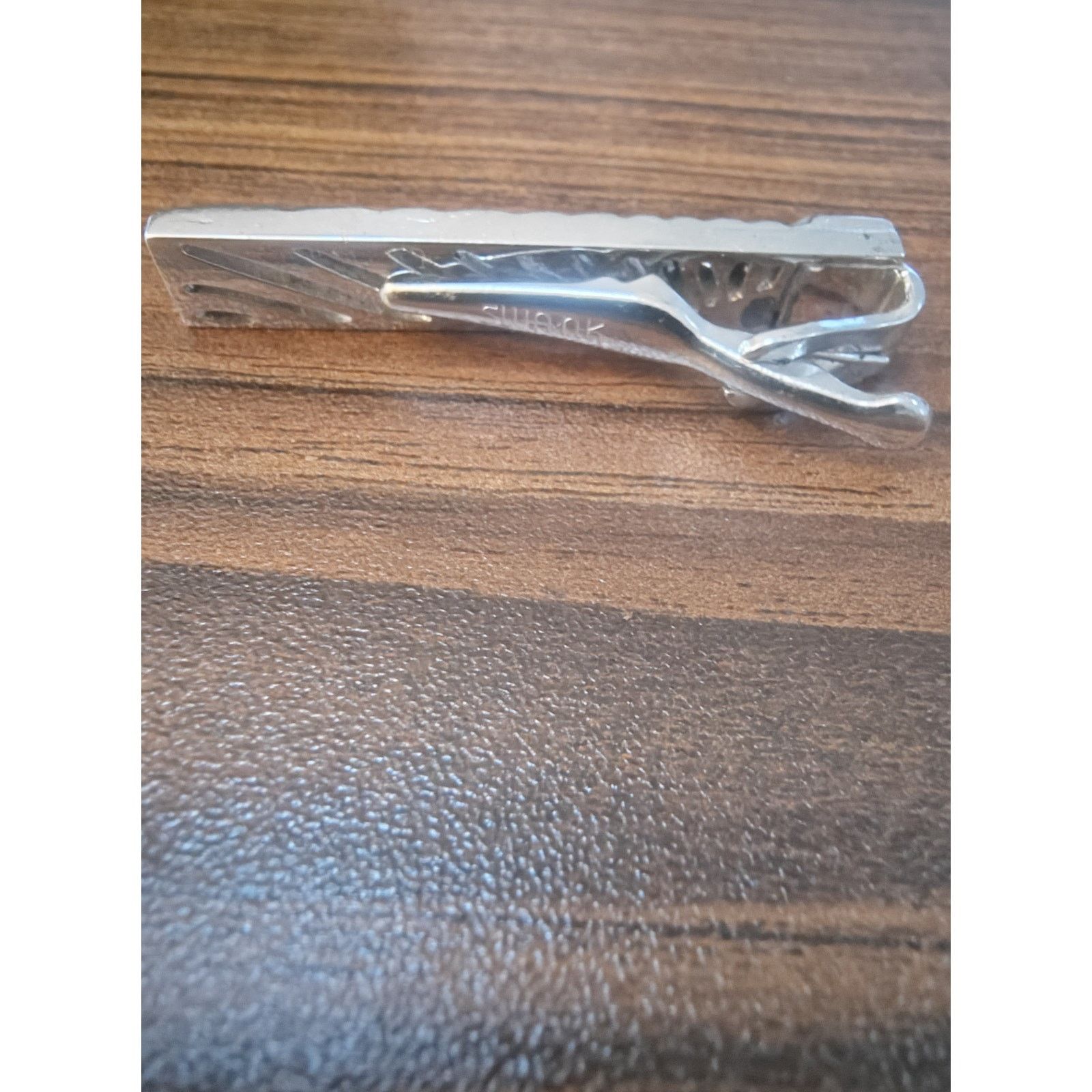 Other Vintage Swank Silver Tone Tie Clip Size ONE SIZE - 3 Thumbnail