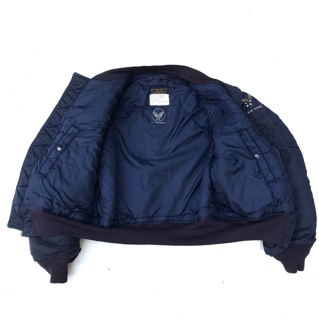 Alpha Industries Vintage Alpha Industries B-15C Flight Jacket Navy 50s Mod Size US M / EU 48-50 / 2 - 18 Thumbnail