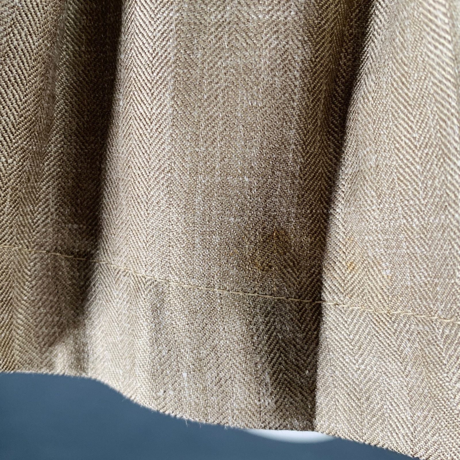 Other MARIA LUISA B Size 6 Beige Taupe Linen Blend Jacket Blazer Size M / US 6-8 / IT 42-44 - 4 Thumbnail