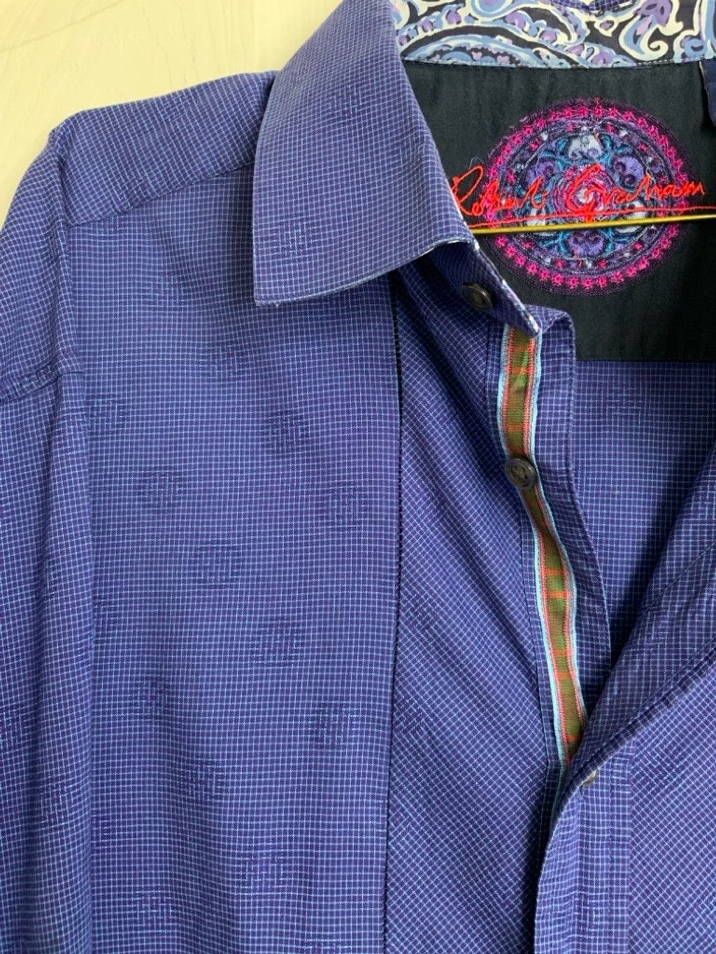 Robert Graham Robert Graham Shirt, 2XL, Blue NWOT Size US XL / EU 56 / 4 - 2 Thumbnail