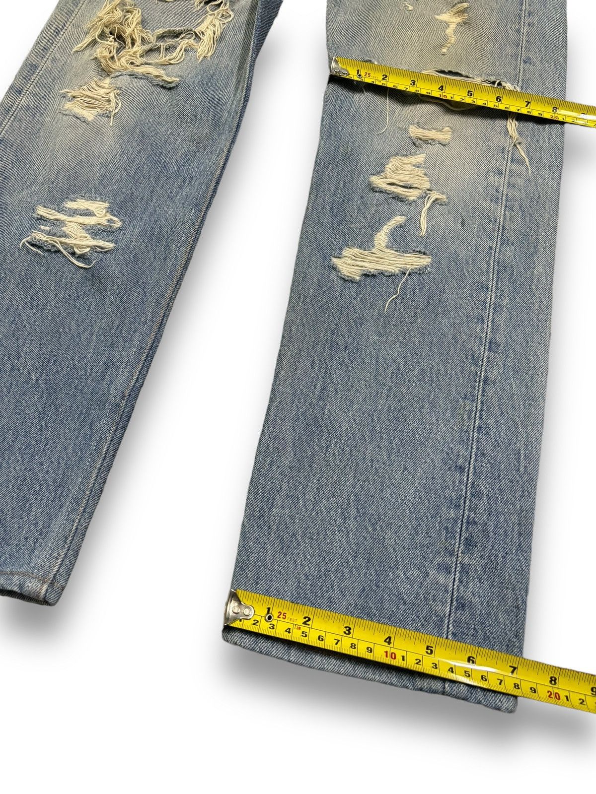 Levi's Vintage 90s Levis 501 Mud Wash Distressed Grunge Jeans Size US 30 / EU 46 - 18 Thumbnail