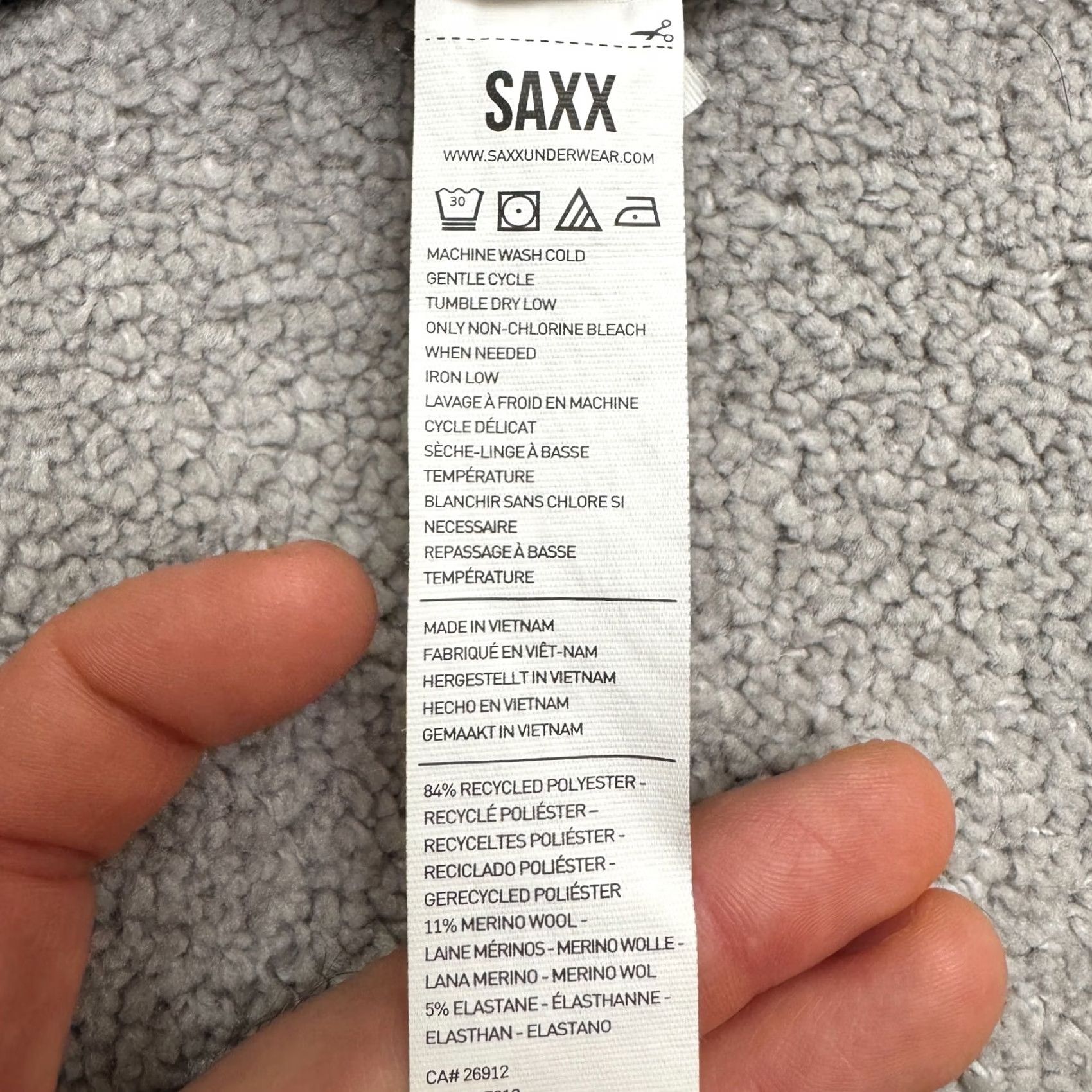 Vintage Saxx Viewfinder Half Zip Long Sleeve Baselayer Shirt Mens Medium Black Gray Wool Size US M / EU 48-50 / 2 - 6 Thumbnail