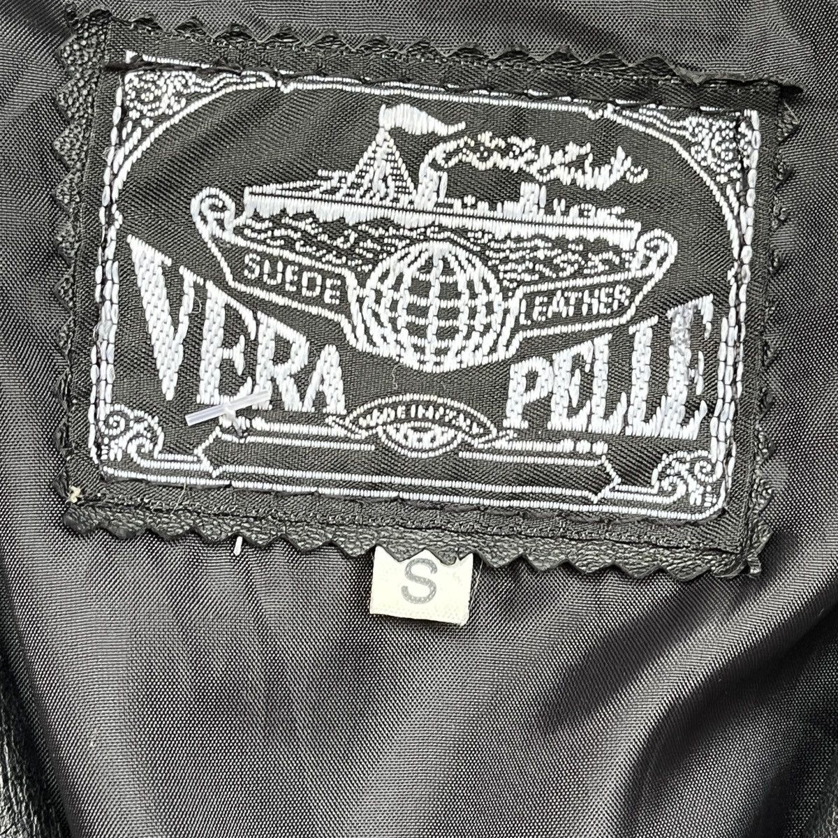Leather × Vera Pelle Vintage Vera Pelle Long Coat Designer Leather Jacket Italy Size US S / EU 44-46 / 1 - 17 Thumbnail