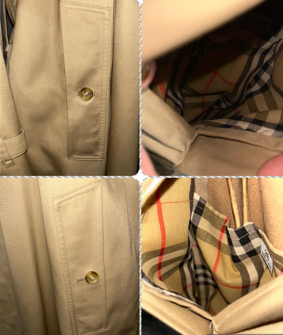Burberry Vintage Burberry Tan Nova Check Trench Coat Mens 38 Regular Size US M / EU 48-50 / 2 - 10 Thumbnail