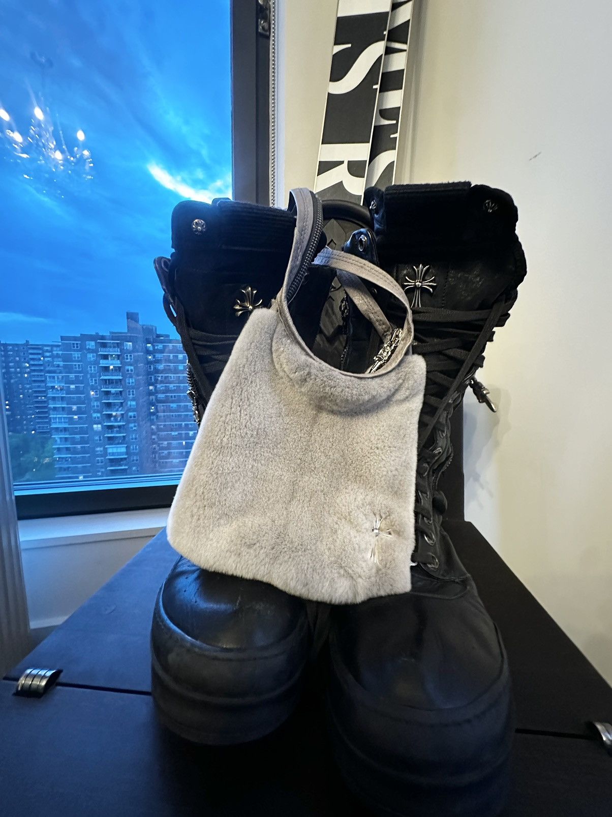 Chrome Hearts × Rick Owens 1/1 CHROME HEARTS x RICK OWENS * MINK * FUR BAG !! Size ONE SIZE - 1 Thumbnail
