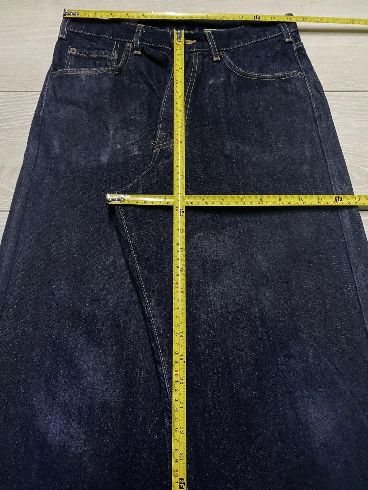 Big John Big john Universal Global Jeans Navy Blue Distressed Jeans Size US 28 / EU 44 - 12 Thumbnail