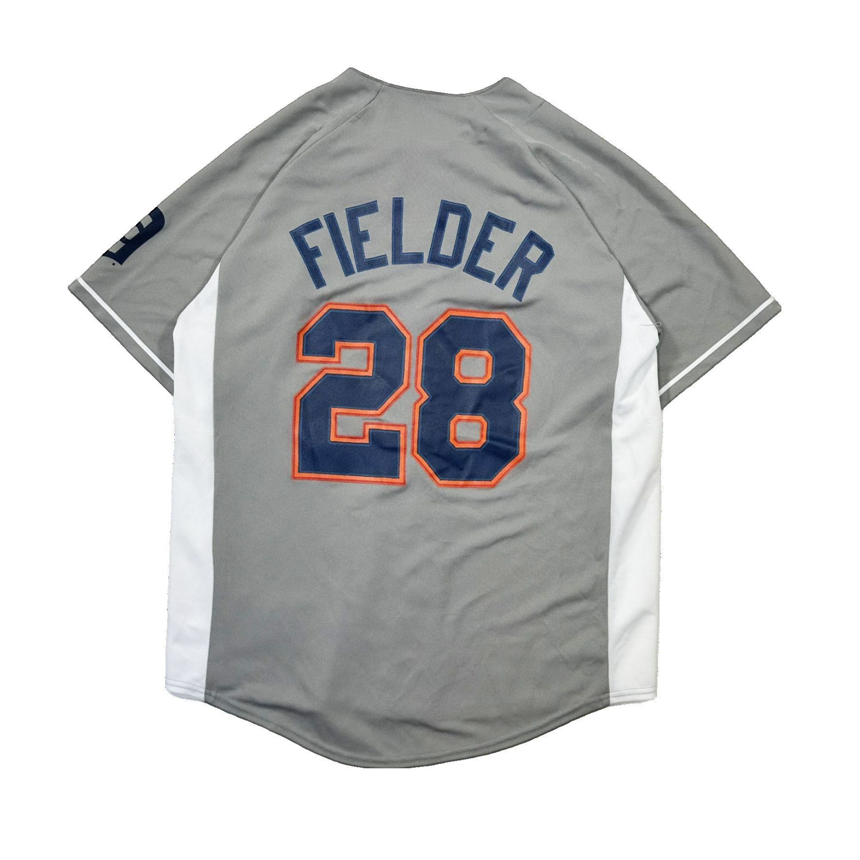 Vintage Vintage Detroit Tigers #28 Fielder Baseball Jersey Size US L / EU 52-54 / 3 - 4 Thumbnail