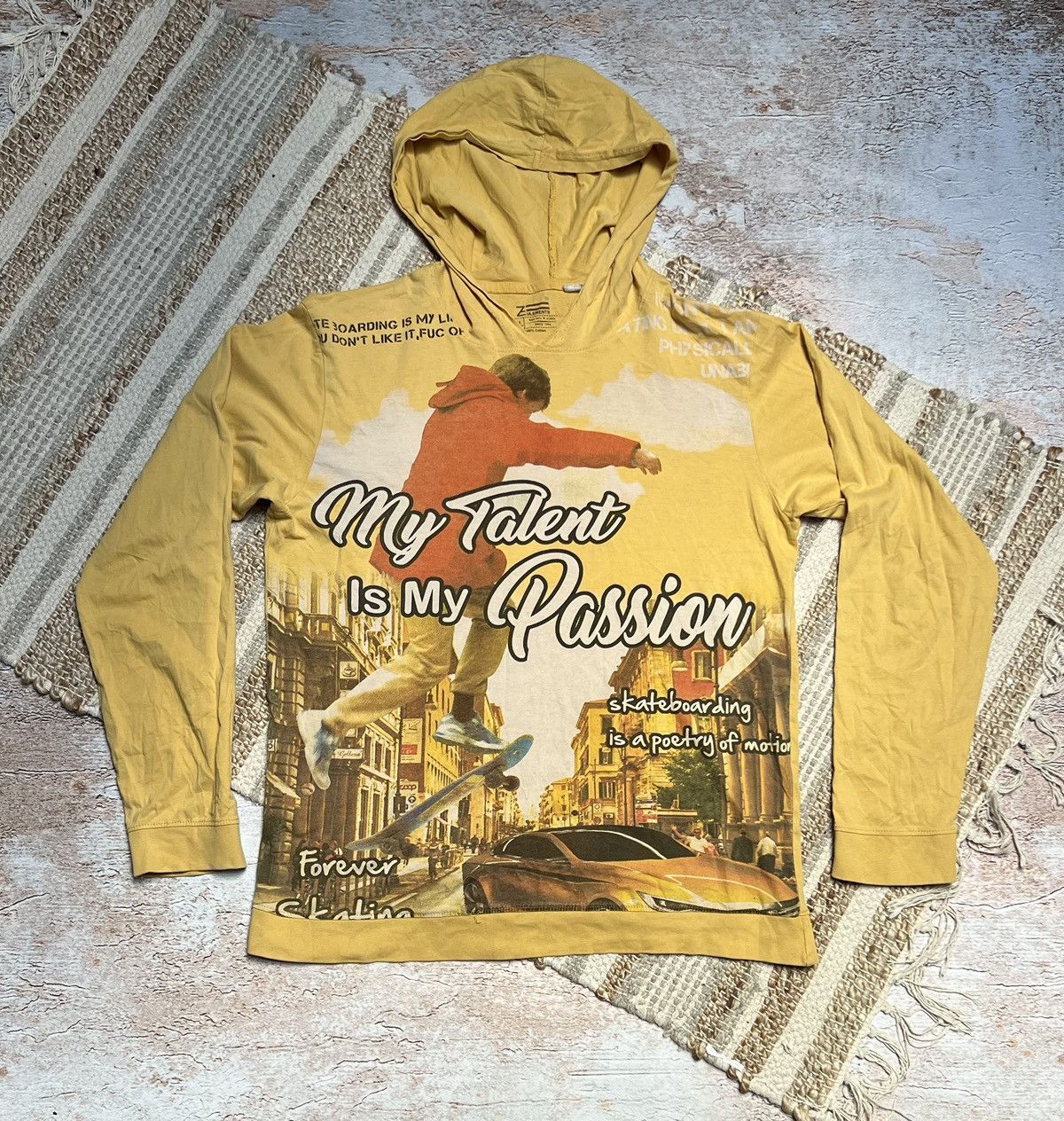 Other Zuelements vintage printed skateboard hoodie Size US L / EU 52-54 / 3 - 1 Thumbnail