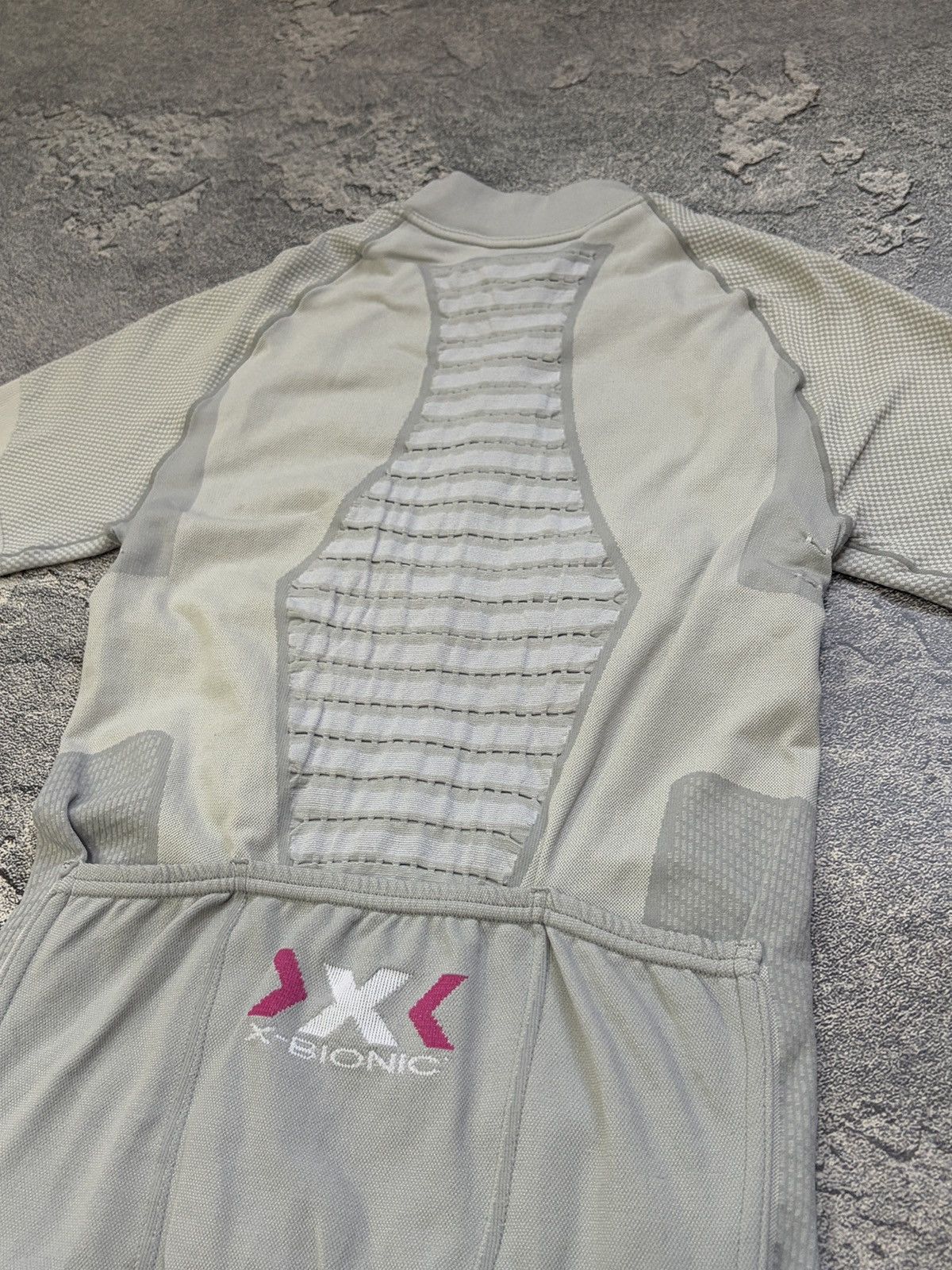Vintage X-Bionic Lady Bike Race Short Sleeve Jersey Gray/Pink Size M Size M / US 6-8 / IT 42-44 - 8 Thumbnail