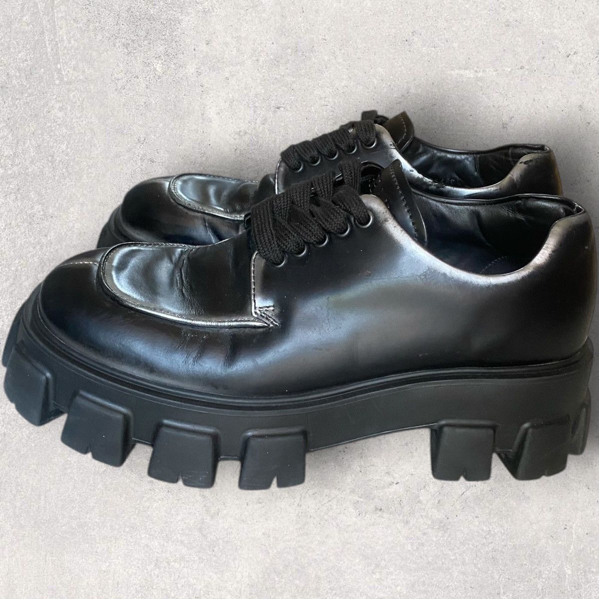 Prada Prada Monolith Lace Shoes Size US 9 / EU 42 - 4 Thumbnail