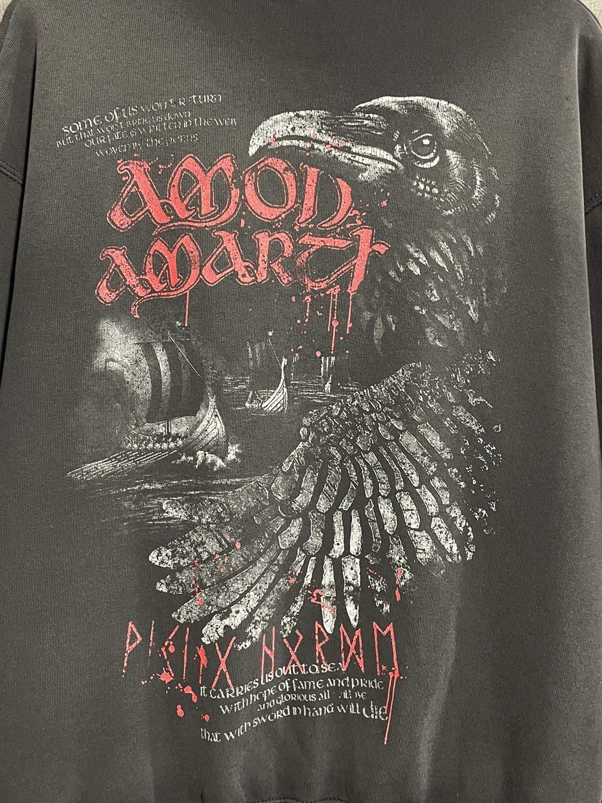 Band Tees Crazy Vintage Amon Amarth Faded Hoodie Darkthrone Deftones Size US XL / EU 56 / 4 - 8 Thumbnail