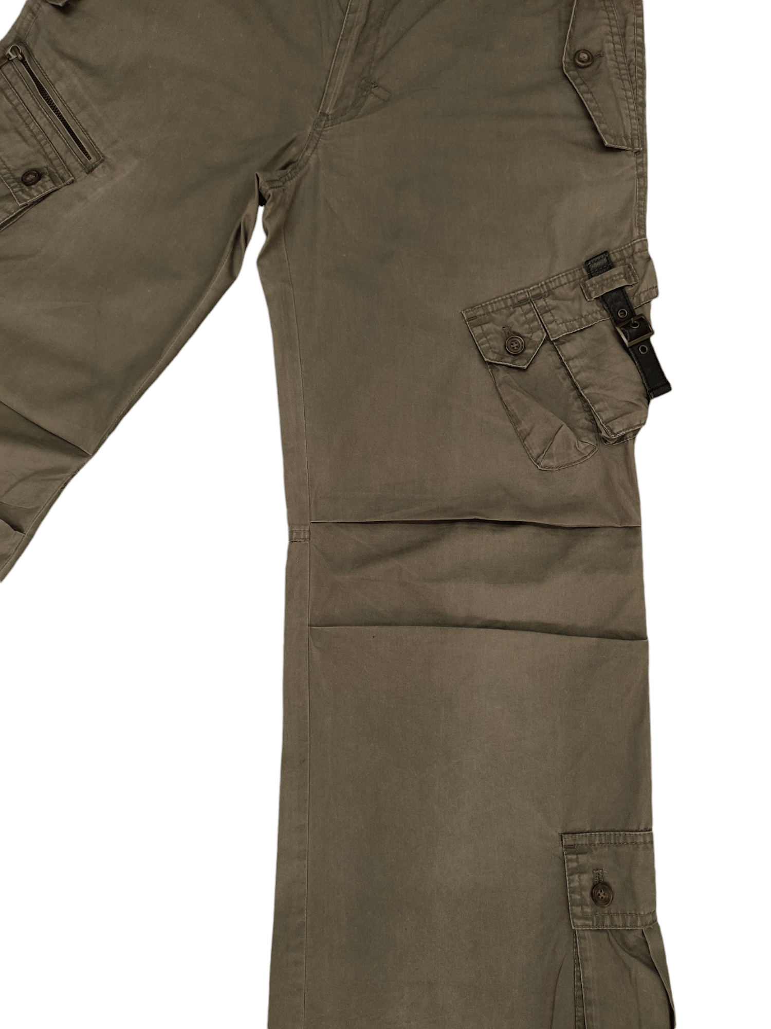 Tornado Mart Flare Pants Tornado Mart Multi Cargo Bondage Punk Bootcut Size US 32 / EU 48 - 6 Thumbnail
