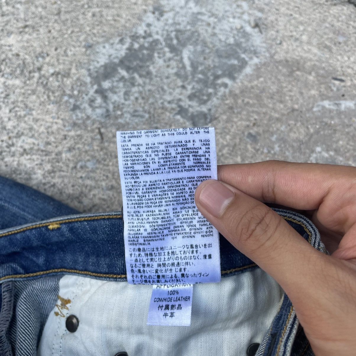 R13 Authentic R13 Boy Straight Size 26 Baylis W Rips Denim Jeans Size 26" / US 2 / IT 38 - 15 Thumbnail