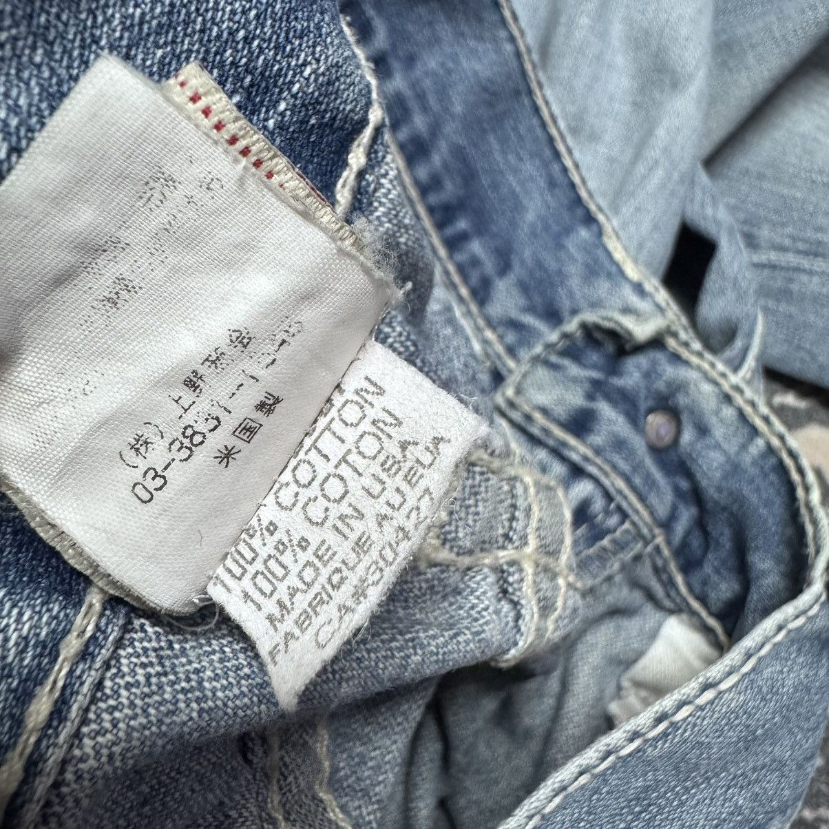 True Religion True Religion Joey Big T Distressed Denim Flare Jeans Size US 31 - 21 Thumbnail