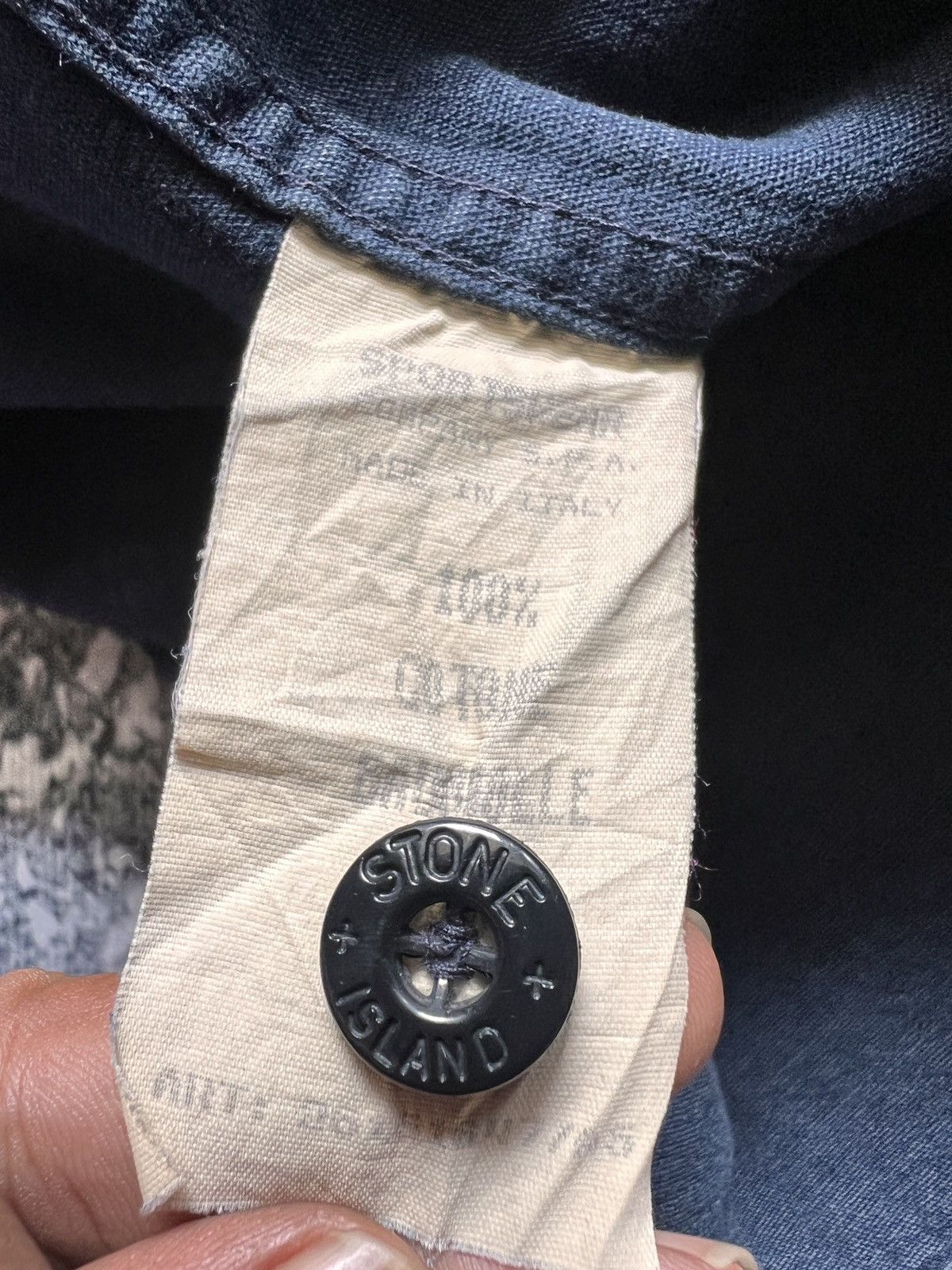 Massimo Osti × Stone Island × Vintage Vtg Stone Island Button Up Light Jacket Size US M / EU 48-50 / 2 - 14 Thumbnail