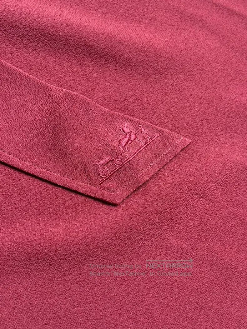 Hermes Hermes Burgundy dress Size XXS / US 00 / IT 34 - 7 Thumbnail